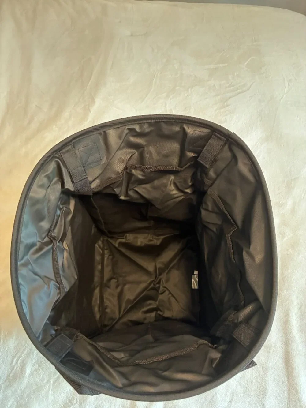 NWT Thirty-One Stand Tall Bin Gray Foldable Storage Organizer Hamper w/ Support